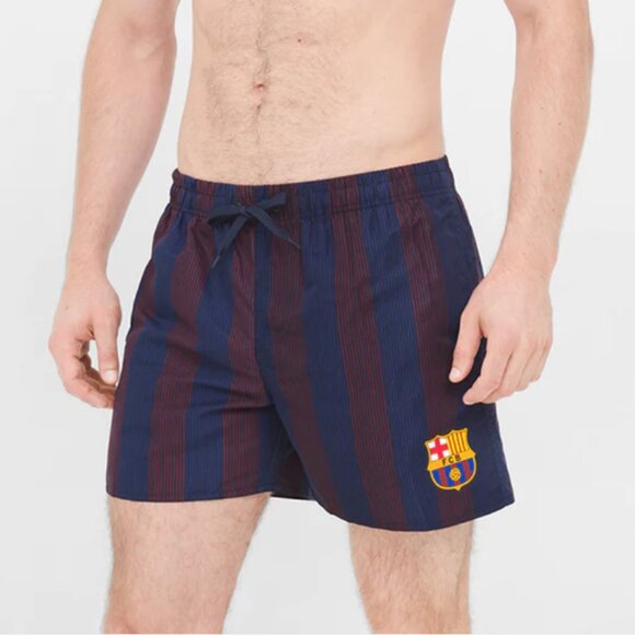 NWOT Barça FC Barcelona Mint/Blue Men's Swim Shorts Large - Picture 2 of 8